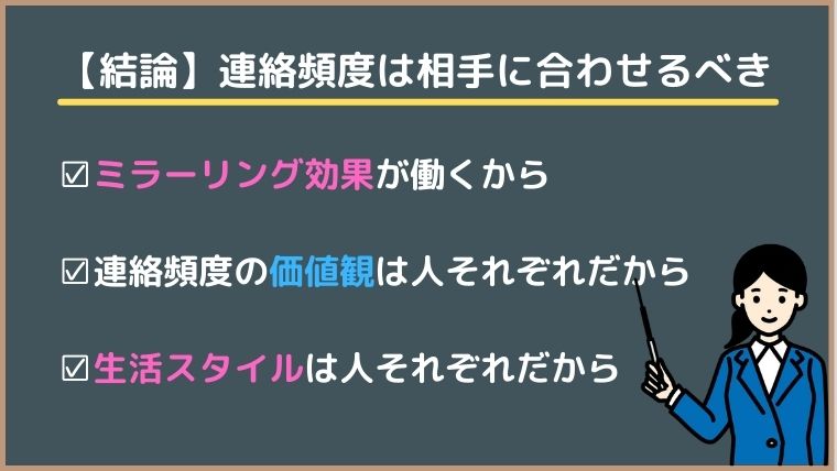 マッチングアプリの連絡頻度に悩んでいませんか メッセージ頻度を上げるコツも大公開 マッチングアプリ研究所